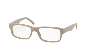 Image of Prada Eyeglass Frames PR16MV TV51O1-55 - Matte Brushed Beige Frame