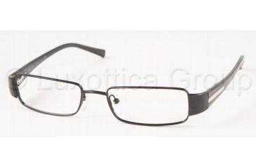 Image of Prada Eyeglasses PR72HV with No-Line Progressive Rx Prescription Lenses 1BO1O1-4917 - Matte Black 