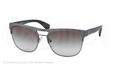 Image of Prada L METAL PR52QS Progressive Prescription Sunglasses PR52QS-DHG0A7-57 - Lens Diameter 57 mm, Frame Color Antique Brushed Gunmetal