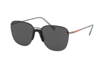 Image of Prada LIFESTYLE PS53US Sunglasses 6BJ5S0-57 - Gunmetal Frame, Grey Lenses