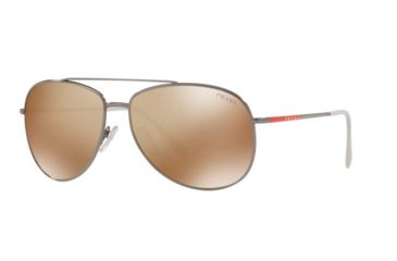 Image of Prada LIFESTYLE PS55US Bifocal Prescription Sunglasses, 57mm, Gunmetal, PS55US-5AVHD0-57-BI