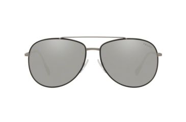 Image of Prada LIFESTYLE PS55US Bifocal Prescription Sunglasses, 57mm, Black Rubber/Gunmetal, PS55US-6BJ2B0-57-BI