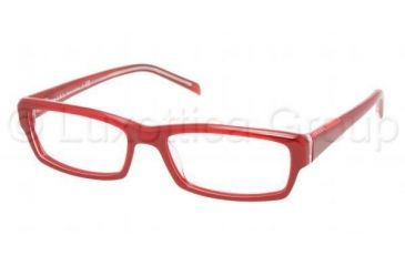 Image of Prada Linea Rosa Eyeglasses PS09AV with Lined Bifocal Rx Prescription Lenses ZYA1O1-5316 -