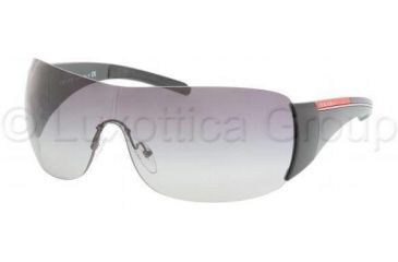 Image of Prada Linea Rosa Sunglasses PS02LS 1BO3M1-0133 - Demi Matte Black Gray Gradient