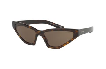 Image of Prada MILLENNIALS PR12VS Sunglasses 2AU8C1-57 - , Brown Lenses