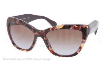 Image of Prada POEME PR02QS Sunglasses PDN6P1-56 - Spotted Havana Violet Frame, Violet Gradient Lenses