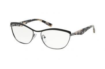 Image of Prada POTRAIT PR55RV Bifocal Prescription Eyeglasses TFR1O1-53 - Grey/pale Gold Frame
