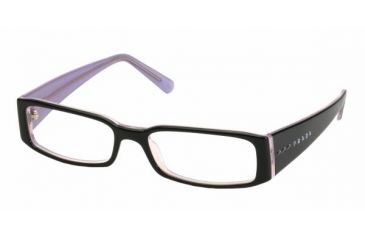 Image of Prada PR10FV Bifocal Eyeglasses - Black-Pink Demo Lens Frame / 49 mm Prescription Lenses, 3AX1O1-4916