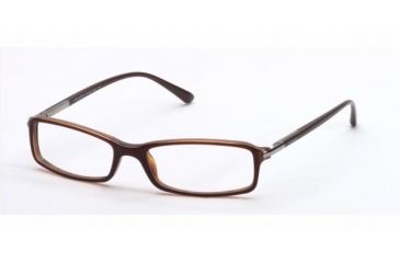 Image of Prada PR17GV Bifocal Eyeglasses - Brown Top On White And H Demo Lens Frame / 52 mm Prescription Lenses, 70I1O1-5216