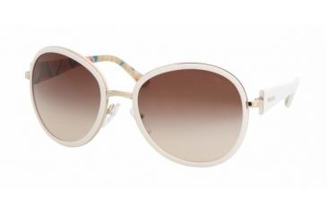 Image of Prada PR 51NS Sunglasses Styles - Light Gold Frame / Brown Gradient Lenses, ZVN6S1-5720