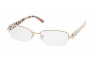 Image of Prada PR52NV Bifocal Eyeglasses - ZVN1O1 Pale Gold Demo Lens Frame / 53 mm Prescription Lenses, ZVN1O1-5318