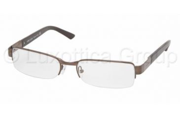 Image of Prada PR55LV Progressive Eyeglasses - Bronze Demo Lens Frame / 51 mm Prescription Lenses, 1BI1O1-5117