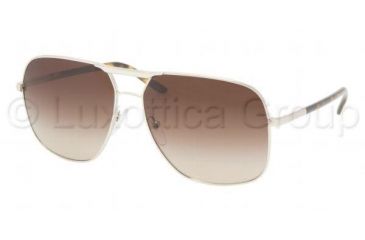 Image of Prada PR 57MS Sunglasses Styles - Silver Frame / Brown Gradient Lenses, 1BC6S1-5914