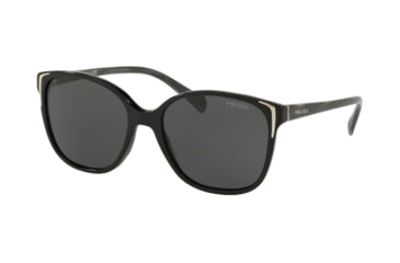 Image of Prada PR01OS Sunglasses 3075S0-55 - , Grey Lenses