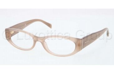 Image of Prada PR03PV Bifocal Prescription Eyeglasses MAR1O1-5117 - Opal Olive Green Frame, Demo Lens Lenses