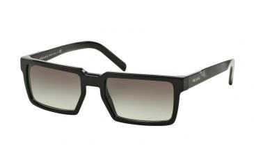 Image of Prada PR03SSF Sunglasses 1AB0A7-54 - Black Frame