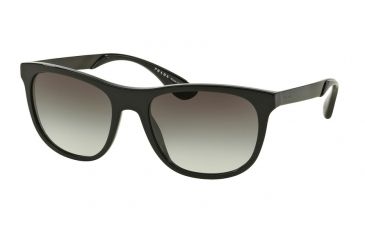 Image of Prada PR04SSF Bifocal Prescription Sunglasses PR04SSF-1AB0A7-57 - Lens Diameter 57 mm, Frame Color Black