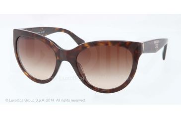 Image of Prada PR05PS Bifocal Prescription Sunglasses PR05PS-2AU6S1-55 - Lens Diameter 55 mm, Frame Color Havana