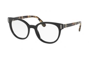 Image of Prada PR06TV Eyeglass Frames 1AB1O1-50 - Black Frame