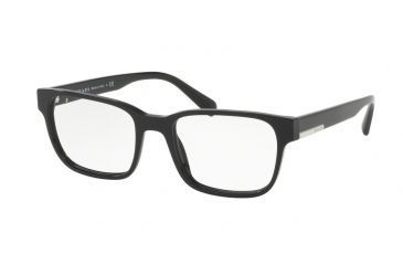 Image of Prada PR06UVF Eyeglass Frames 1AB1O1-54 - Black Frame
