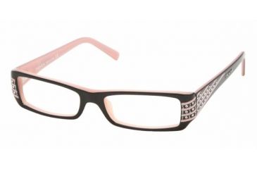 Image of Prada PR07LV #7VB1O1 - M:shiny Black P:black-Po Demo Lens Frame