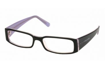 Image of Prada PR10FV #3AX1O1 - Black-Pink Demo Lens Frame