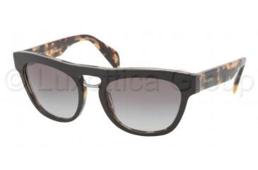 Image of Prada PR10PS Prescription Sunglasses PR10PS-NAI0A7-5419 - Lens Diameter 54 mm, Frame Color Top Black/Medium Havana
