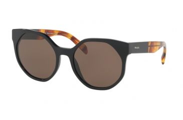 Image of Prada PR11TS Bifocal Prescription Sunglasses PR11TS-1AB8C1-55 - Lens Diameter 55 mm, Frame Color Black