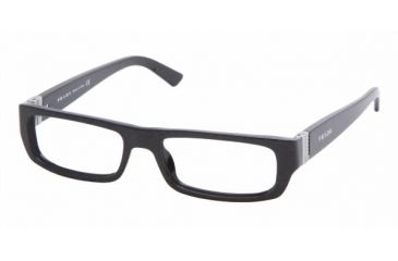 Image of Prada PR13LV #7BN1O1 - M:silver P:black Frame, Demo Lens Lenses
