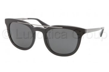Image of Prada PR13PS Single Vision Prescription Sunglasses PR13PS-1AB1A1-5122 - Frame Color Black, Lens Diameter 51 mm