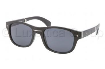 Image of Prada PR14OS Prescription Sunglasses PR14OS-1BO0A9-5420 - Lens Diameter 54 mm, Frame Color Matte Black