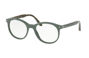 Image of Prada PR14TV Bifocal Prescription Eyeglasses VAS1O1-50 - Green Frame
