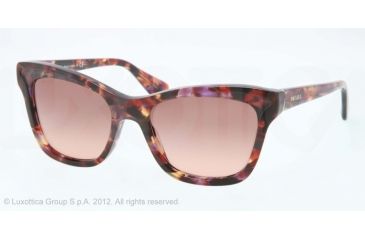 Image of Prada PR16PS Sunglasses PDN0A5-54 - Havana Spotted Pink Frame, Pink Gradient Lenses