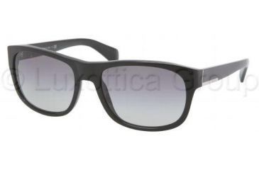 Image of Prada PR29NS Sunglasses 1AB3M1-5818 - Gloss Black Frame, Gray Gradient Lenses, 58mm Lens Diameter