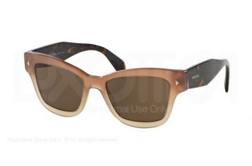 Image of Prada PR29RS Sunglasses UBI8C1-51 - Brown Gradient Frame, Brown Lenses