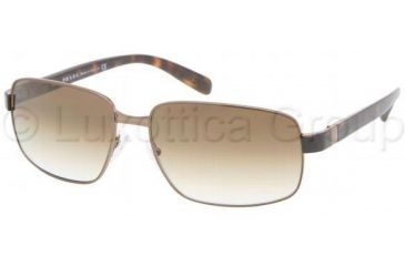 Image of Prada PR52NS Sunglasses 8AE6S1-6116 - Tobacco Frame, Crystal Brown Gradient Lenses, 61mm Lens Diameter