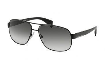 Image of Prada PR52PS Prescription Sunglasses PR52PS-7AX0A7-61 - Lens Diameter 61 mm, Frame Color Black