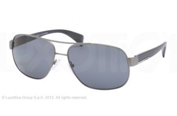 Image of Prada PR52PS Prescription Sunglasses PR52PS-7CQ5Z1-61 - Lens Diameter 61 mm, Frame Color Matte Gunmetal