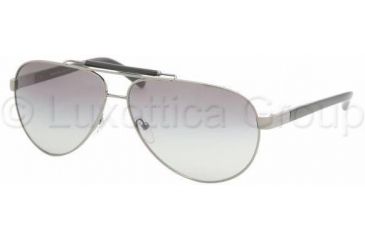 Image of Prada PR54NS Sunglasses 5AV3M1-6112 - Gunmetal Gray Gradient