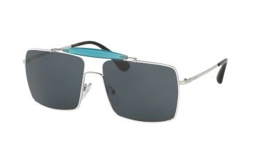 Image of Prada PR57SS Bifocal Prescription Sunglasses PR57SS-7BA2K1-58 - Lens Diameter 58 mm, Frame Color Top White/silver