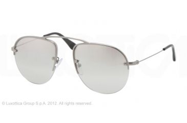 Image of Prada PR58OS Single Vision Prescription Sunglasses PR58OS-5AV1A0-52 - Lens Diameter 52 mm, Frame Color Gunmetal