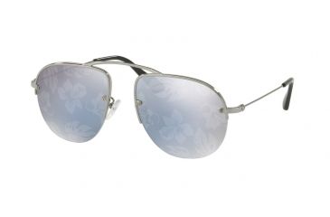 Image of Prada PR58OS Single Vision Prescription Sunglasses PR58OS-5AV6R0-55 - Lens Diameter 55 mm, Frame Color Gunmetal