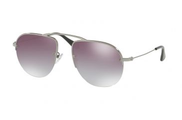 Image of Prada PR58OS Single Vision Prescription Sunglasses PR58OS-5AV6T2-55 - Lens Diameter 55 mm, Frame Color Gunmetal