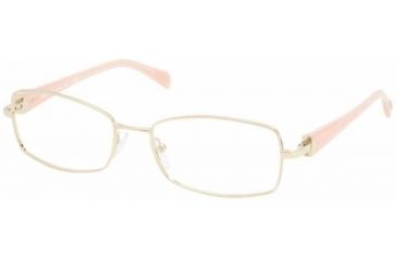 Image of Prada PR59NV Bifocal Prescription Eyeglasses ZVN1O1-5217 - Pale Gold 