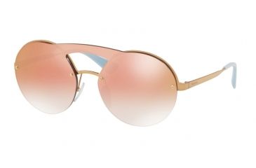 Image of Prada PR65TS Sunglasses 7OEAD2-36 - Antique Gold Frame