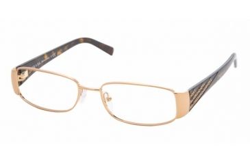 Image of Prada PR68LV #7OE1O1 - Brass Demo Lens Frame