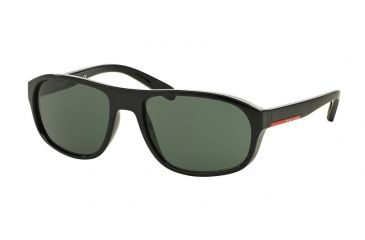 Image of Prada PS01RS Single Vision Prescription Sunglasses PS01RS-1AB3O1-58 - Lens Diameter 58 mm, Frame Color Black