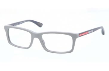 Image of Prada PS02CV Bifocal Prescription Eyeglasses SMH1O1-53 - Matte Grey Frame