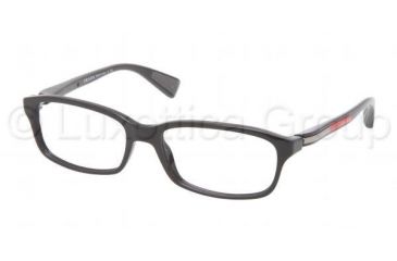 Image of Prada PS02DV Bifocal Prescription Eyeglasses 1AB1O1-5216 - Black Frame