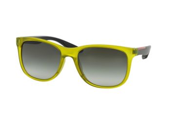 Image of Prada PS03OS Progressive Prescription Sunglasses PS03OS-TWZ0A7-55 - Lens Diameter 55 mm, Frame Color Matte Green